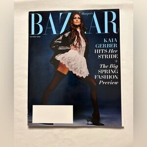 Harper’s Bazaar Kaia Gerber “Hits Her Stride” Issue February 2026 Magazine